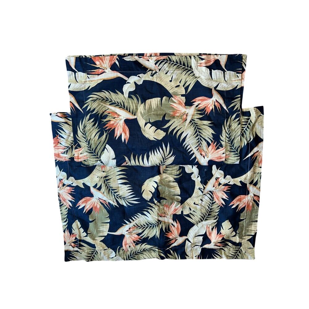2 Tommy Bahama Birds of Paradise pillow shams